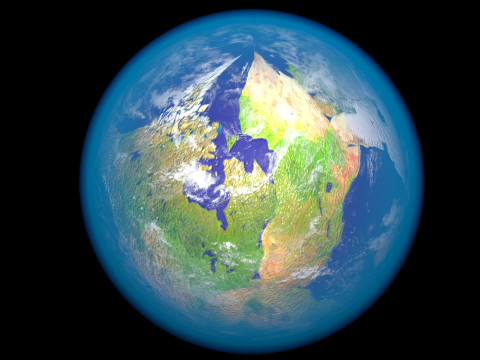 Pangea Earth 3D Модель