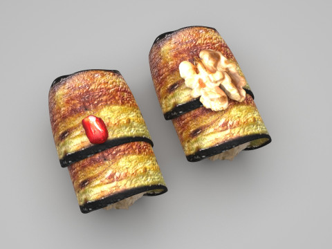 Eggplant Roll Modelo 3D