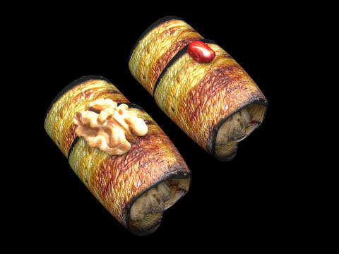 Eggplant Roll Modelo 3D