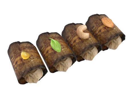 Eggplant Roll 3D Model