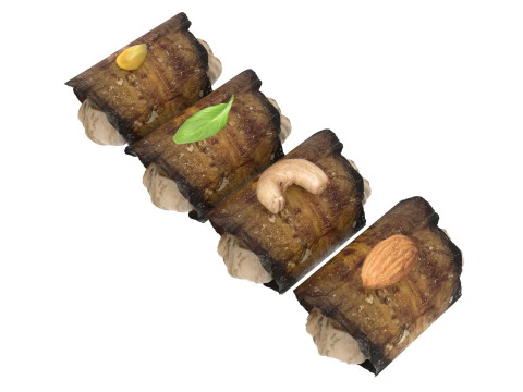 Eggplant Roll 3D Model