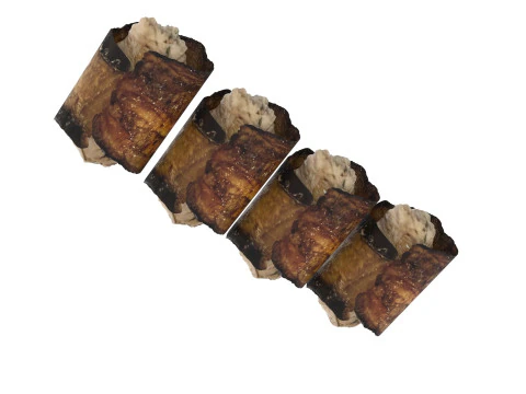 Eggplant Roll 3D Model