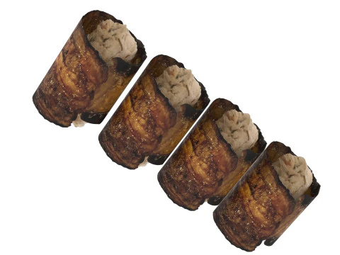 Eggplant Roll 3D Model
