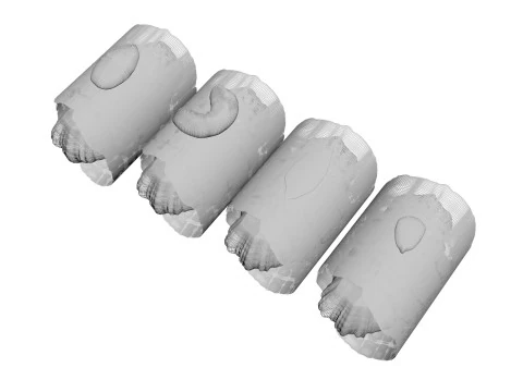 Eggplant Roll 3D Model