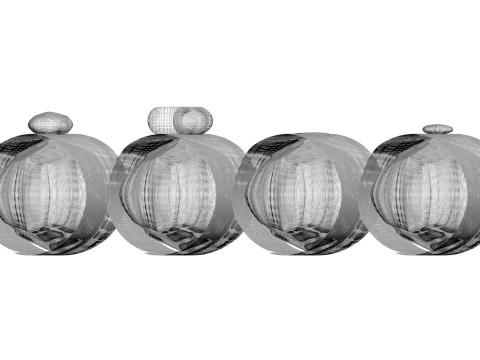 Eggplant Roll 3D Model