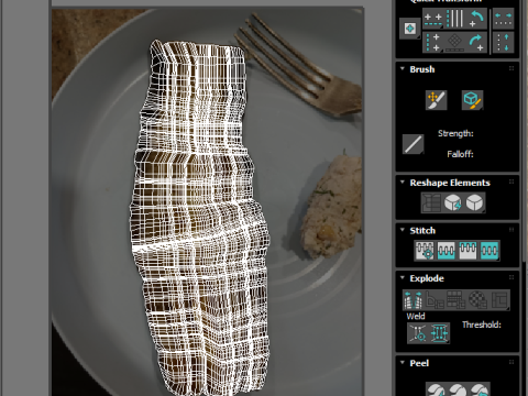 Eggplant Roll Modèle 3D