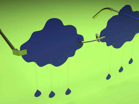 Rain Sunglasses 3D Model