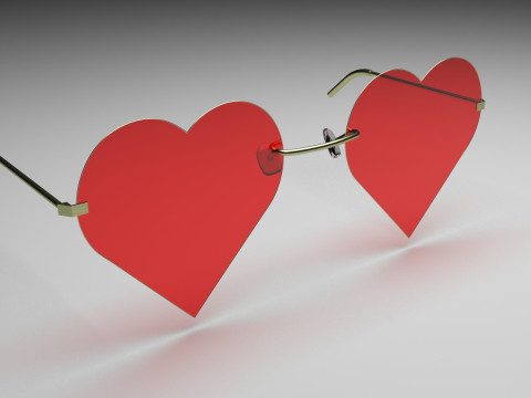 Heart Sunglasses 3Dモデル