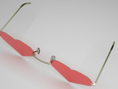 Heart Sunglasses 3Dモデル
