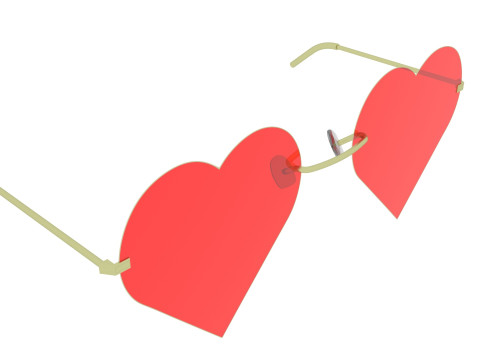 Heart Sunglasses 3Dモデル