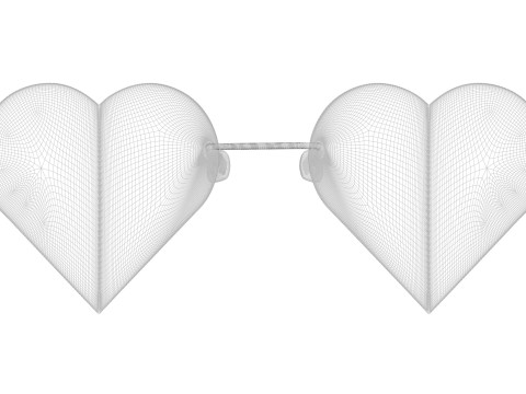 Heart Sunglasses 3Dモデル