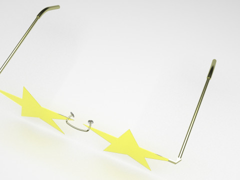 Star Sunglasses 3Dモデル