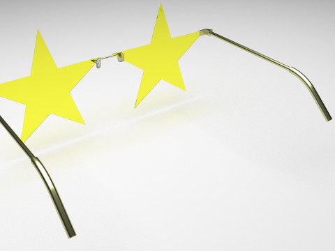 Star Sunglasses 3Dモデル