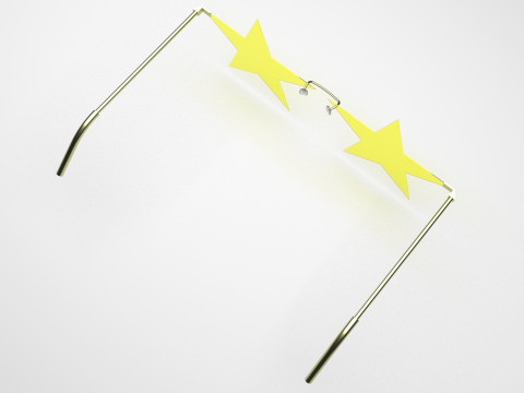 Star Sunglasses 3Dモデル