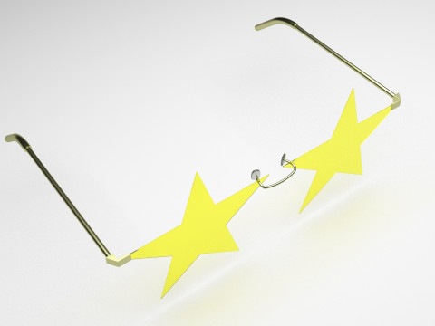 Star Sunglasses 3Dモデル