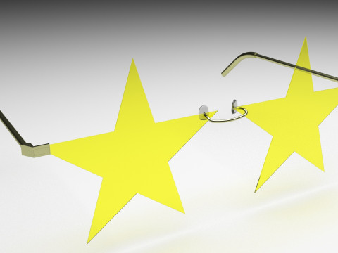 Star Sunglasses 3Dモデル