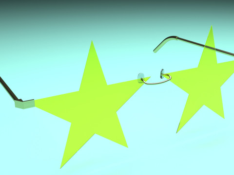 Star Sunglasses 3Dモデル