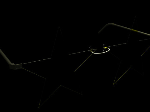 Star Sunglasses 3Dモデル