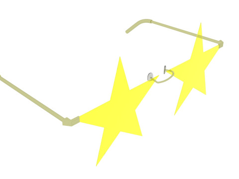Star Sunglasses 3Dモデル