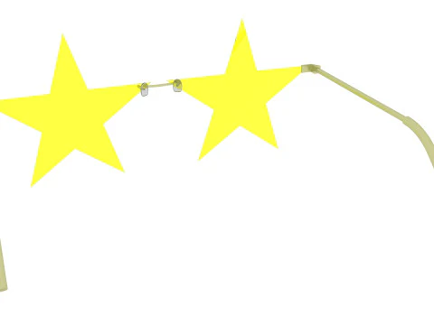 Зоряні сонцезахисні окуляри 3D Модель