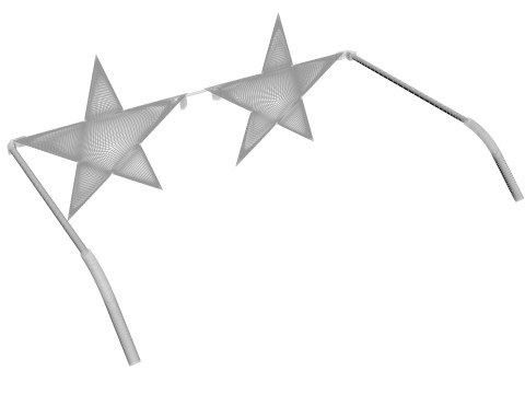 Star Sunglasses 3Dモデル