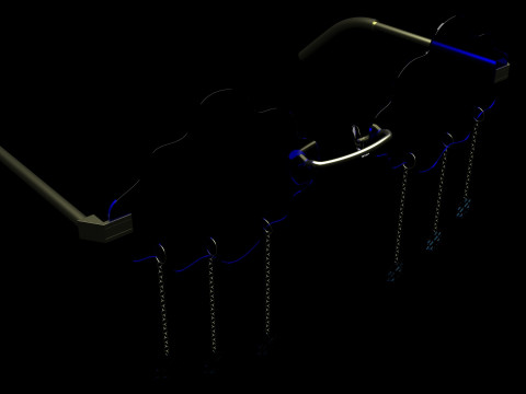 Snowfall Sunglasses Model 3D
