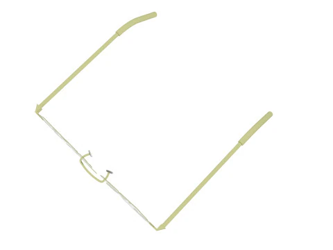 Kacamata Daun Aloha Model 3D