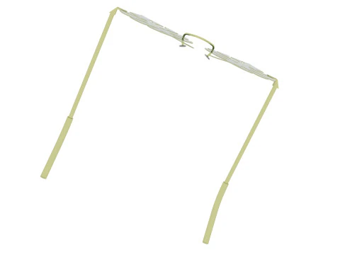 Kacamata Daun Aloha Model 3D