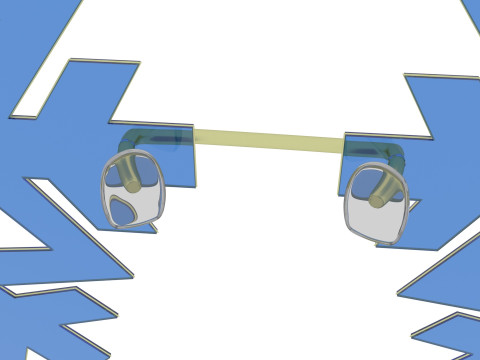 Snowflake Sunglasses 3D Model