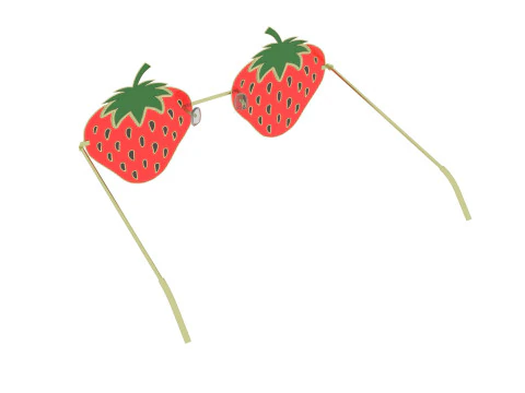 Strawberry Sunglasses 3D Model
