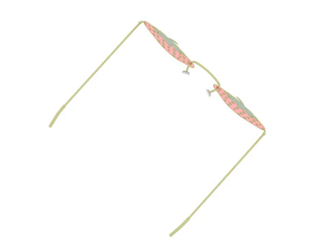 Strawberry Sunglasses 3D Model