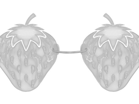 Strawberry Sunglasses Modelo 3D