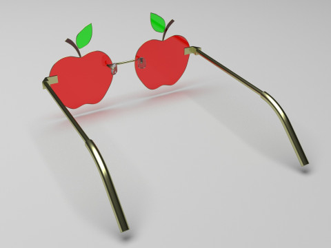 Apple Sunglasses Model 3D