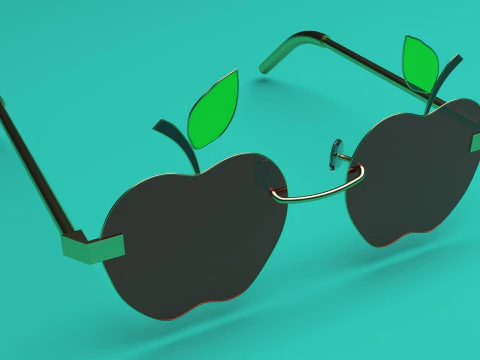 Apple Sunglasses 3D Model