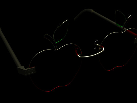 Apple Sunglasses Model 3D