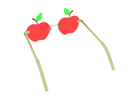 Apple Sunglasses Model 3D