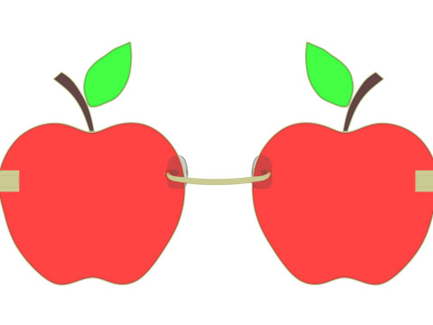 Apple Sunglasses Model 3D