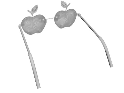 Apple Sunglasses Model 3D