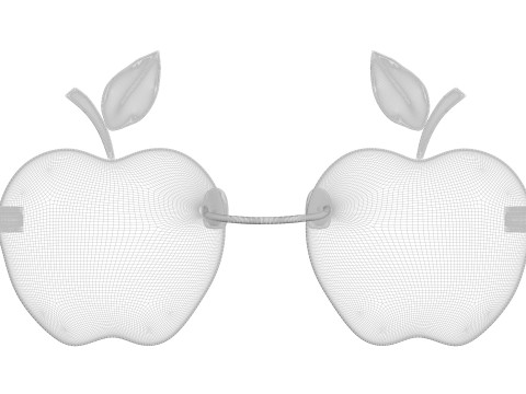 Apple Sunglasses Model 3D