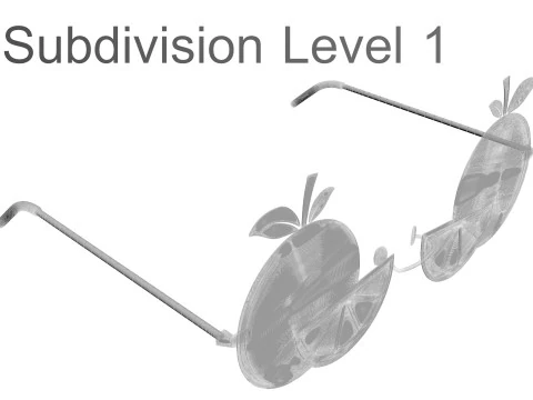 Помаранчеві сонцезахисні окуляри 3D Модель