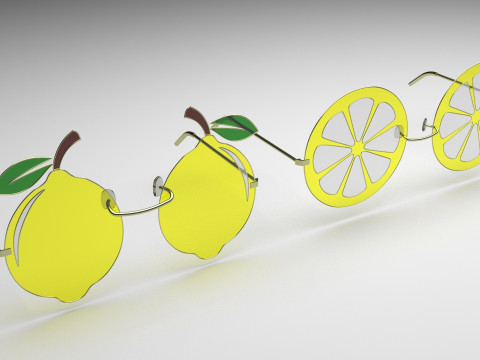 Lemon Sunglasses 3Dモデル