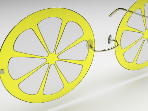 Lemon Sunglasses 3Dモデル