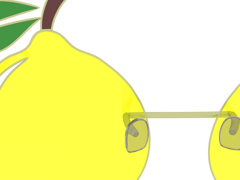 Lemon Sunglasses 3Dモデル