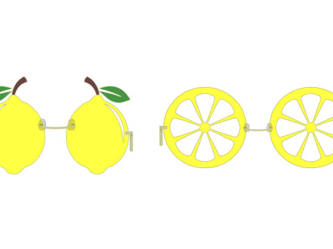 Lemon Sunglasses 3Dモデル