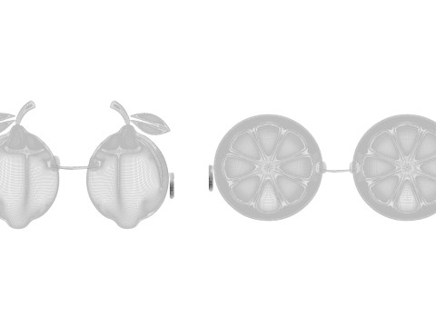 Lemon Sunglasses 3Dモデル
