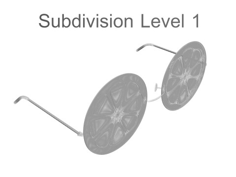 Lemon Sunglasses 3Dモデル