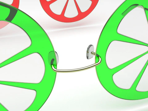 Citrus Sunglasses Collection 3D Model