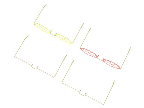 Citrus Sunglasses Collection 3Dモデル