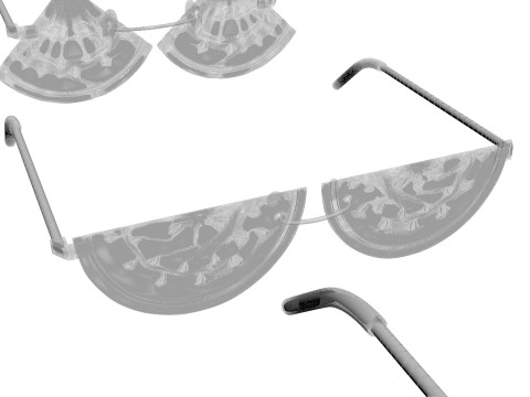 Watermelon Sunglasses Collection Model 3D