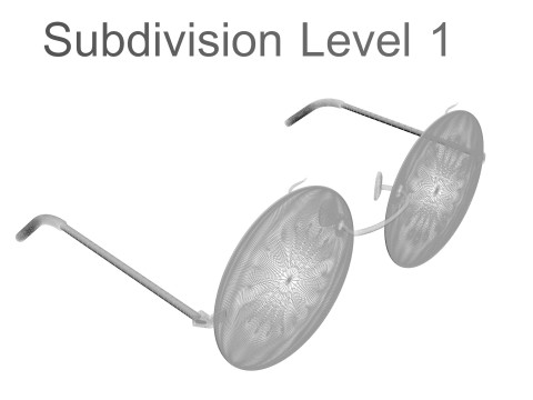 Watermelon Sunglasses Collection Model 3D